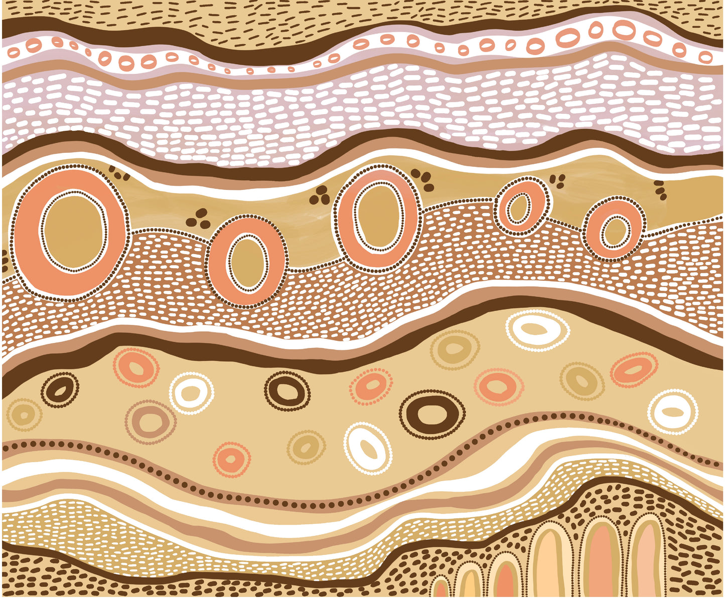 Djerpin Moort - Happy Family Print